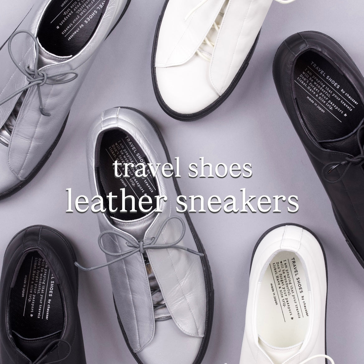 leather sneakers 《 chausser 》 – unnames.online shop