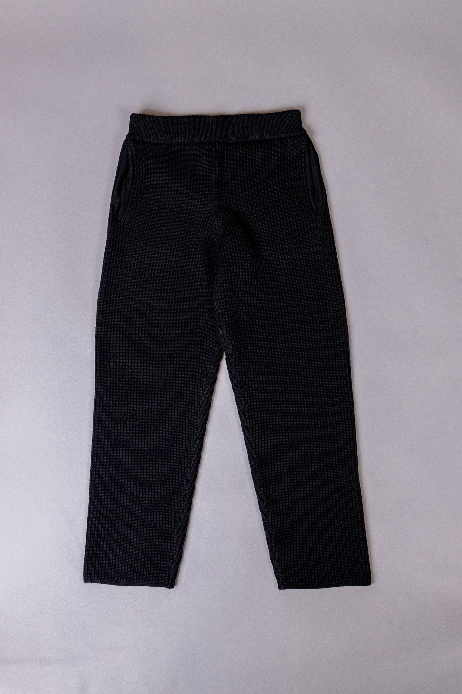 unnames.ニットパンツ Black