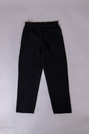 unnames.ニットパンツ Black