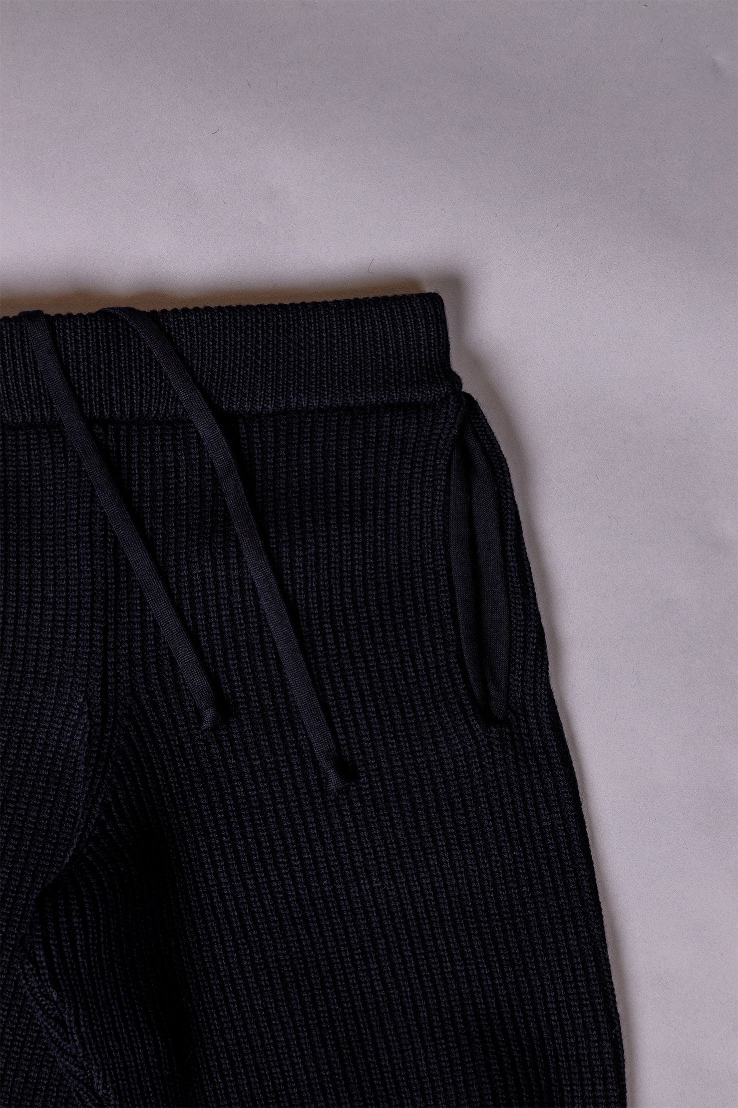 unnames.ニットパンツ Black