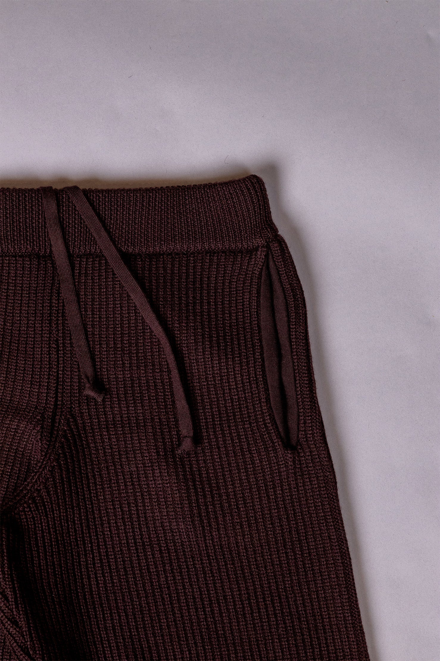 unnames.ニットパンツ Brown