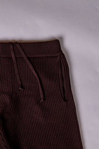 unnames.ニットパンツ Brown