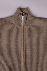 unnames.ハーフジップニット Khaki