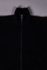 unnames.ハーフジップニット Black