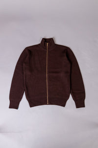 unnames.ハーフジップニットBrown