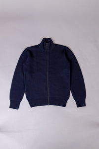 unnames.ハーフジップニット Navy