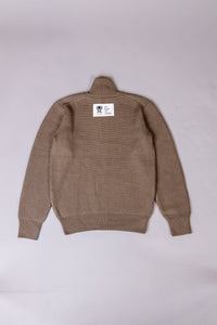 unnames.ハーフジップニット Khaki
