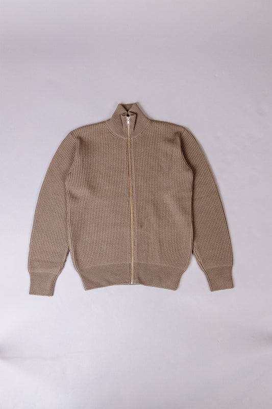 unnames.ハーフジップニット Khaki
