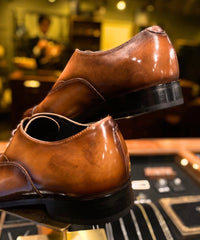 オーダーストレートチップシューズ(メダリオン付き)