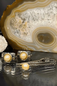 アンティーク カフスボタン・ネクタイピン set