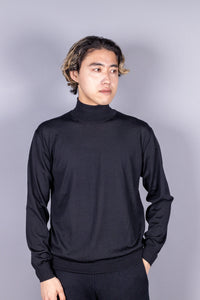 unnames.ハイゲージ タートルネック Black