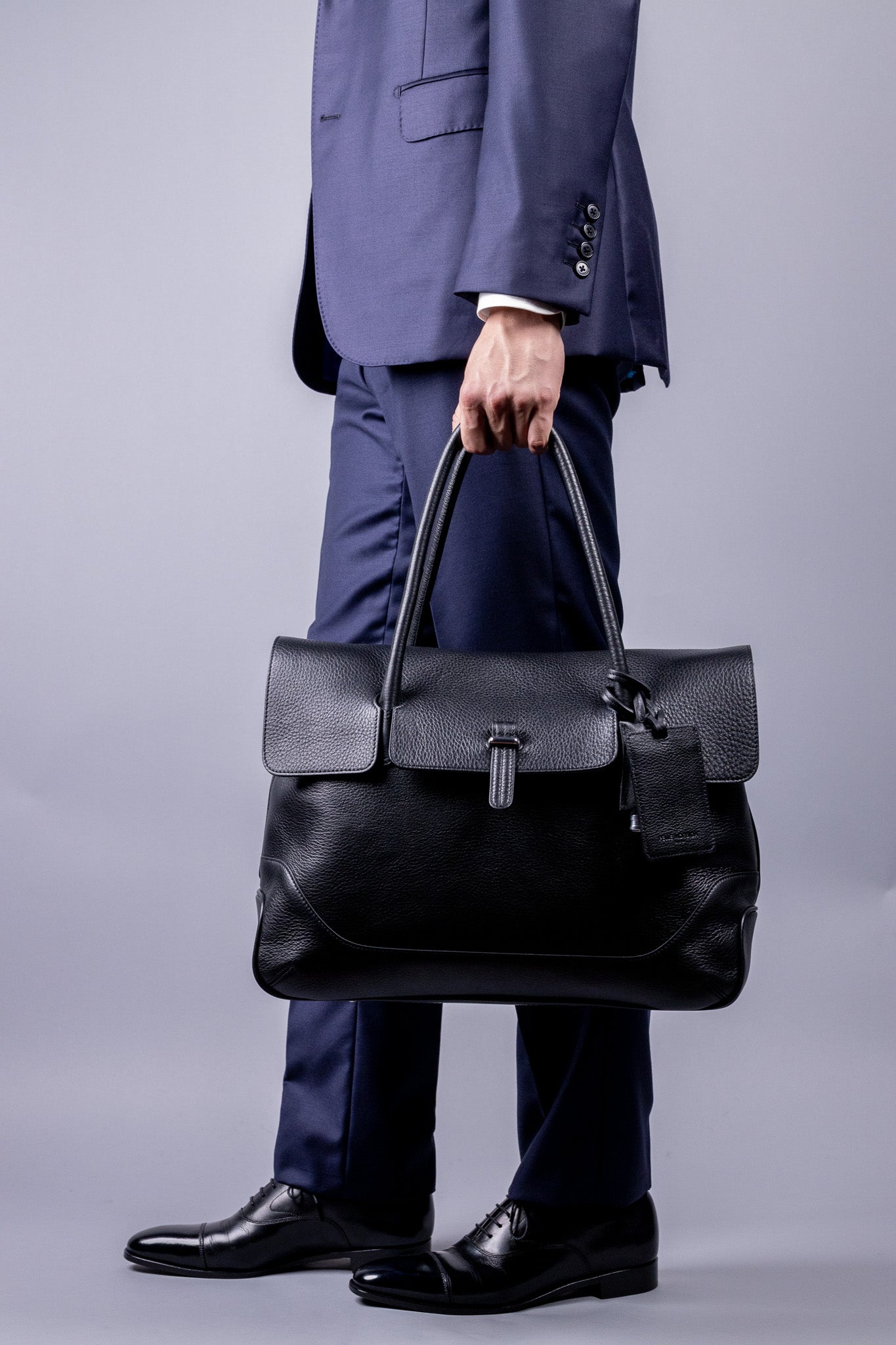 【PELLE MORBIDA】フラップトートバッグ M