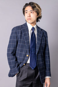 オリジナルロゴネクタイ  navy