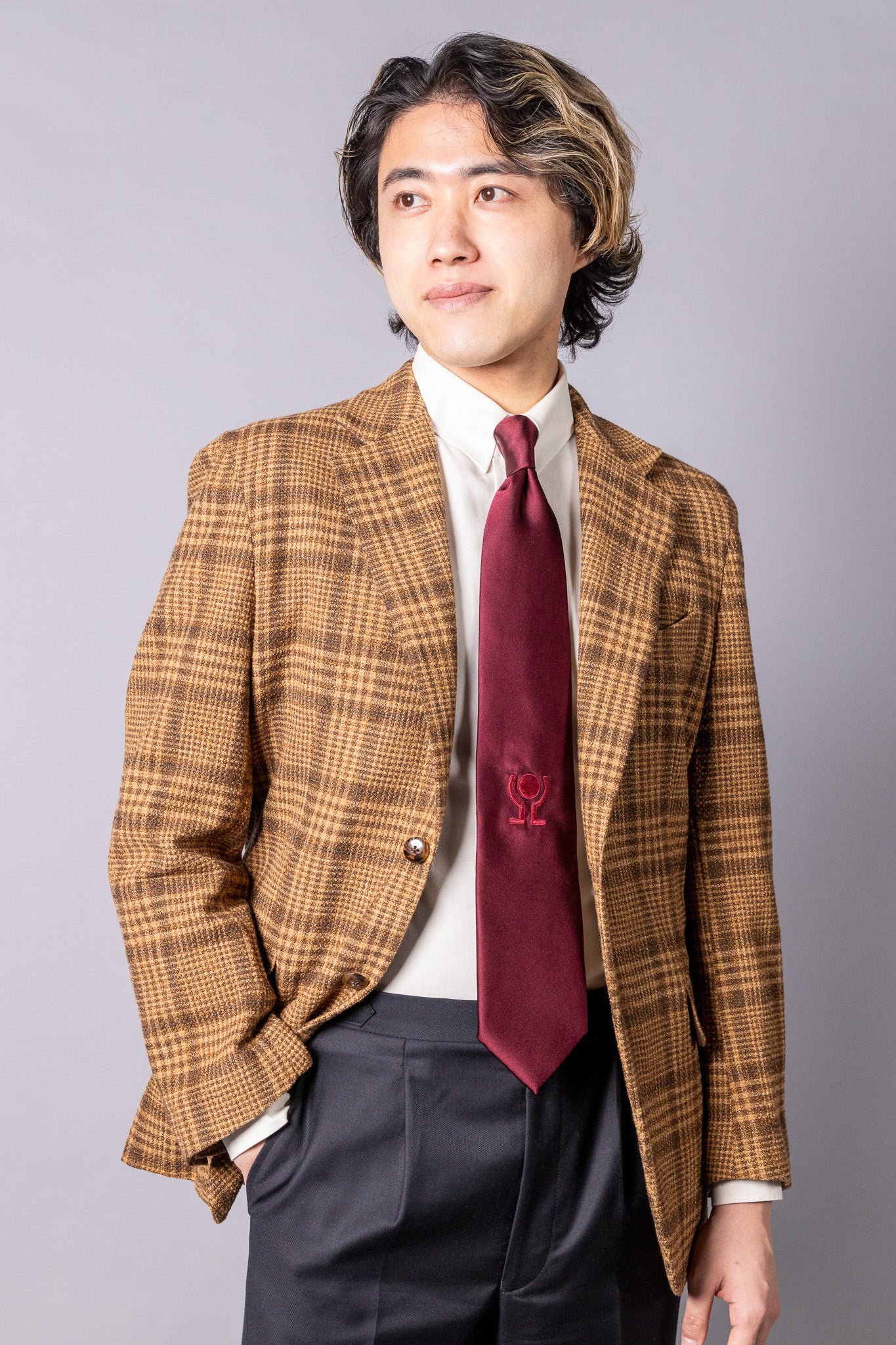 オリジナルロゴネクタイ  red