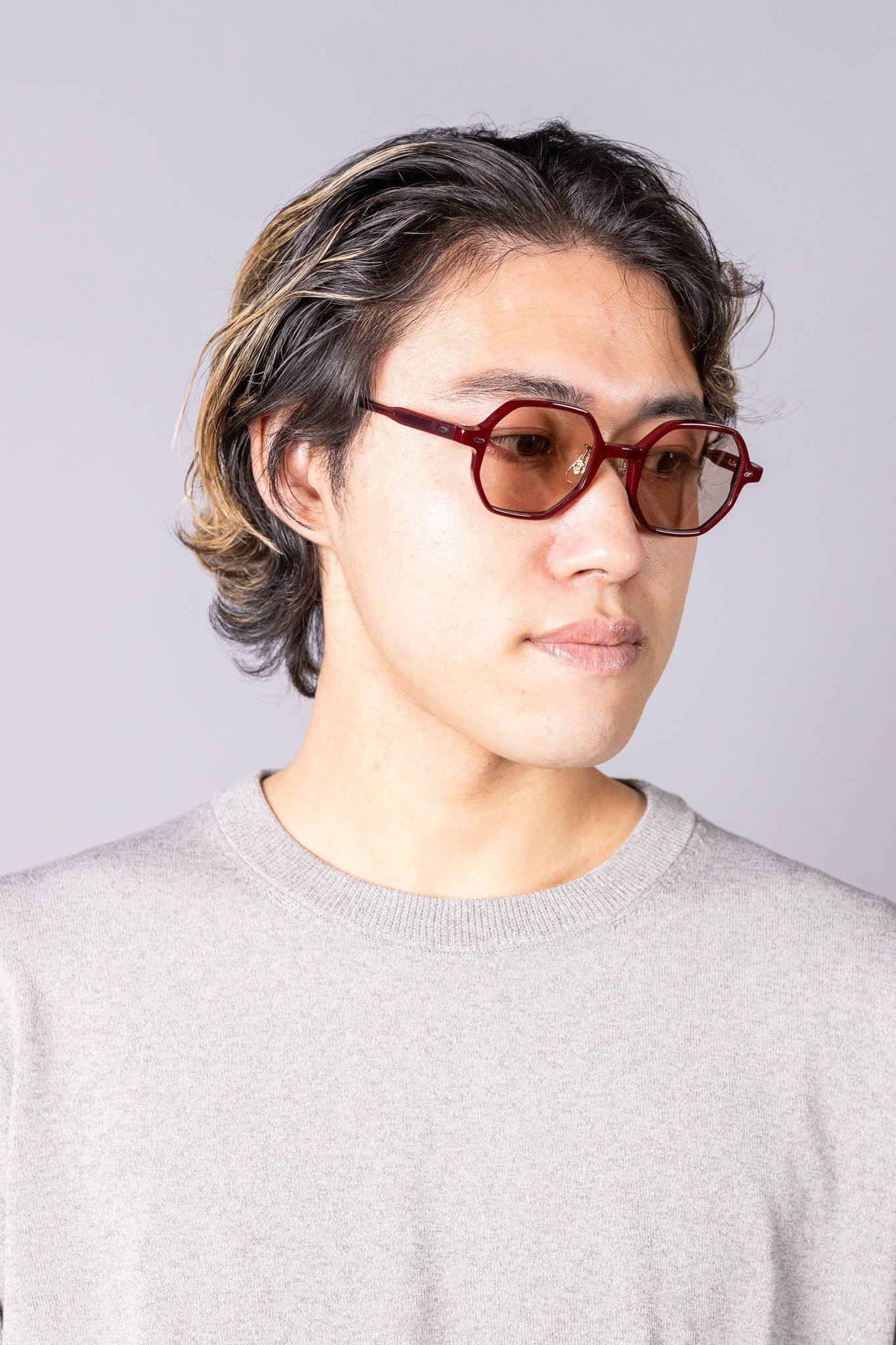 eyewear GC013 solid burgandy