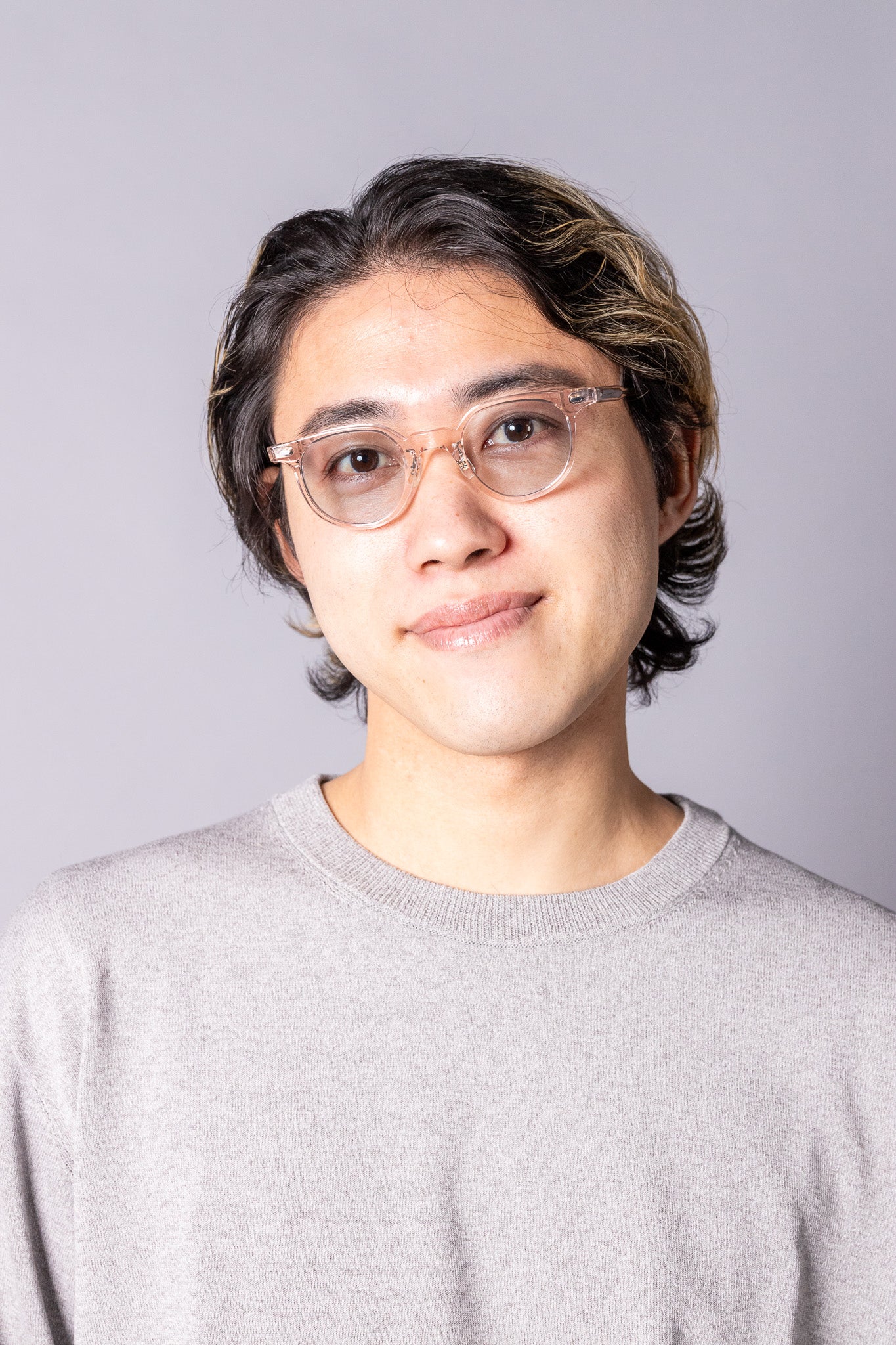 eyewear GC014 clear powder pink