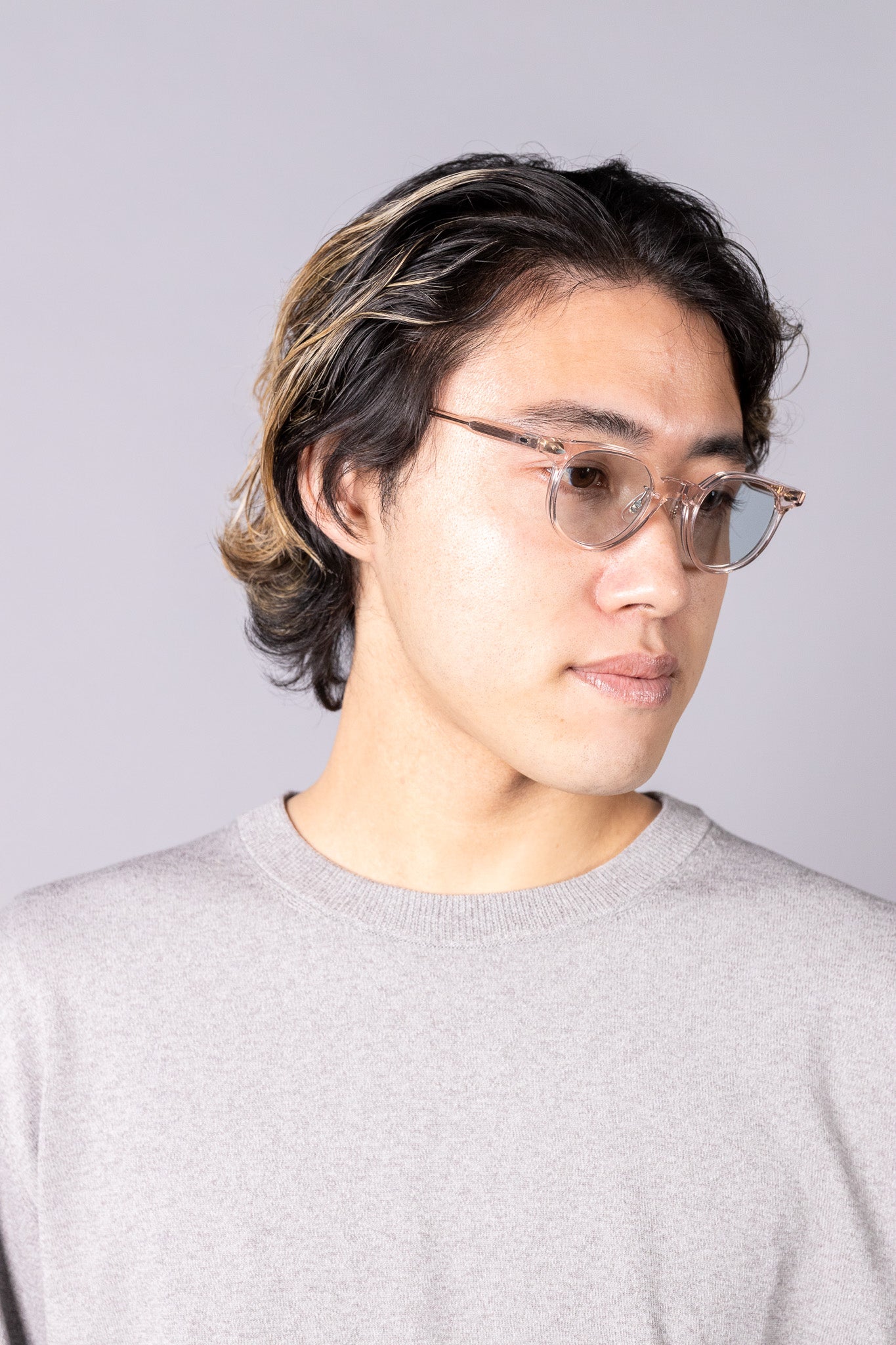 eyewear GC014 clear powder pink