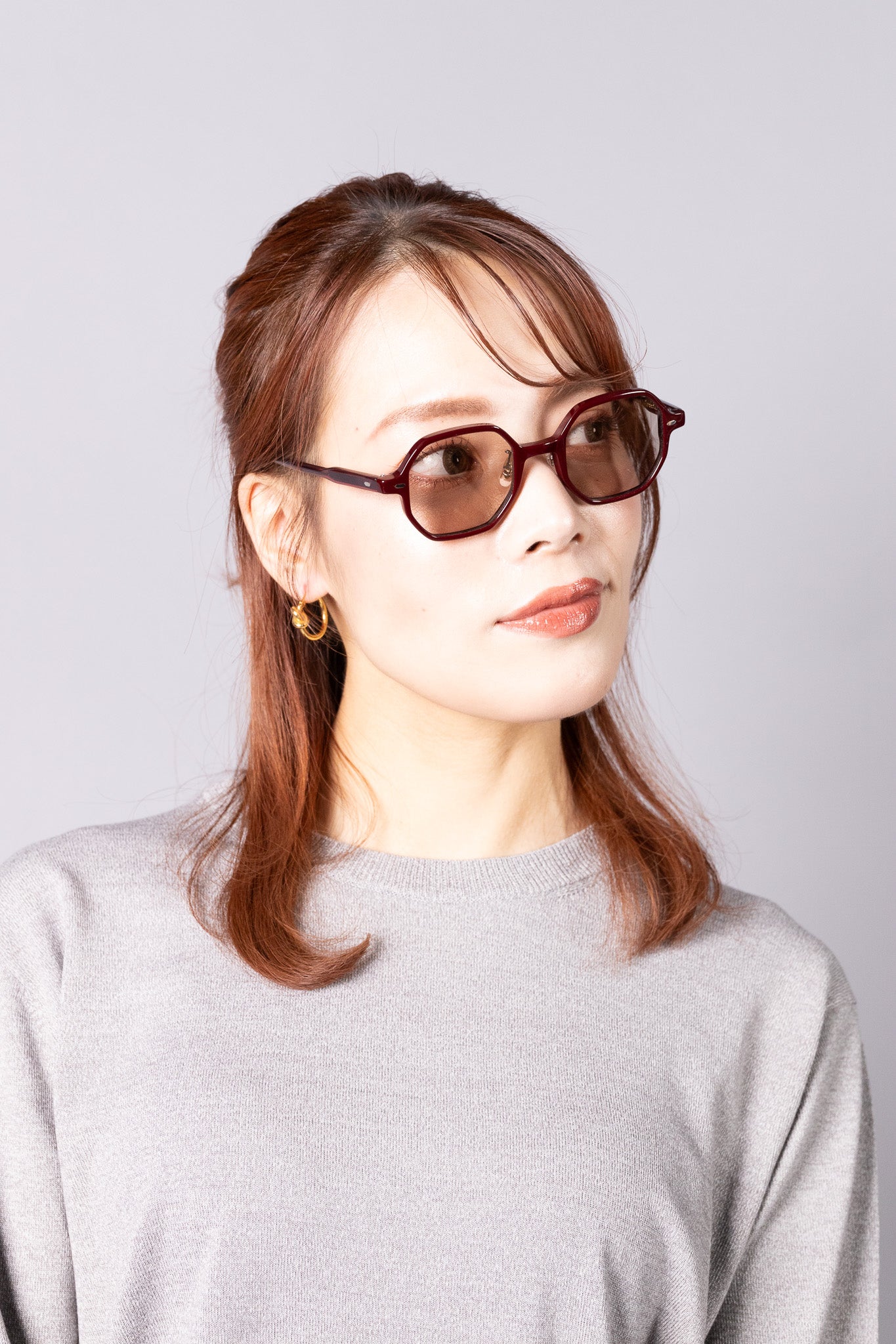 eyewear GC013 solid burgandy