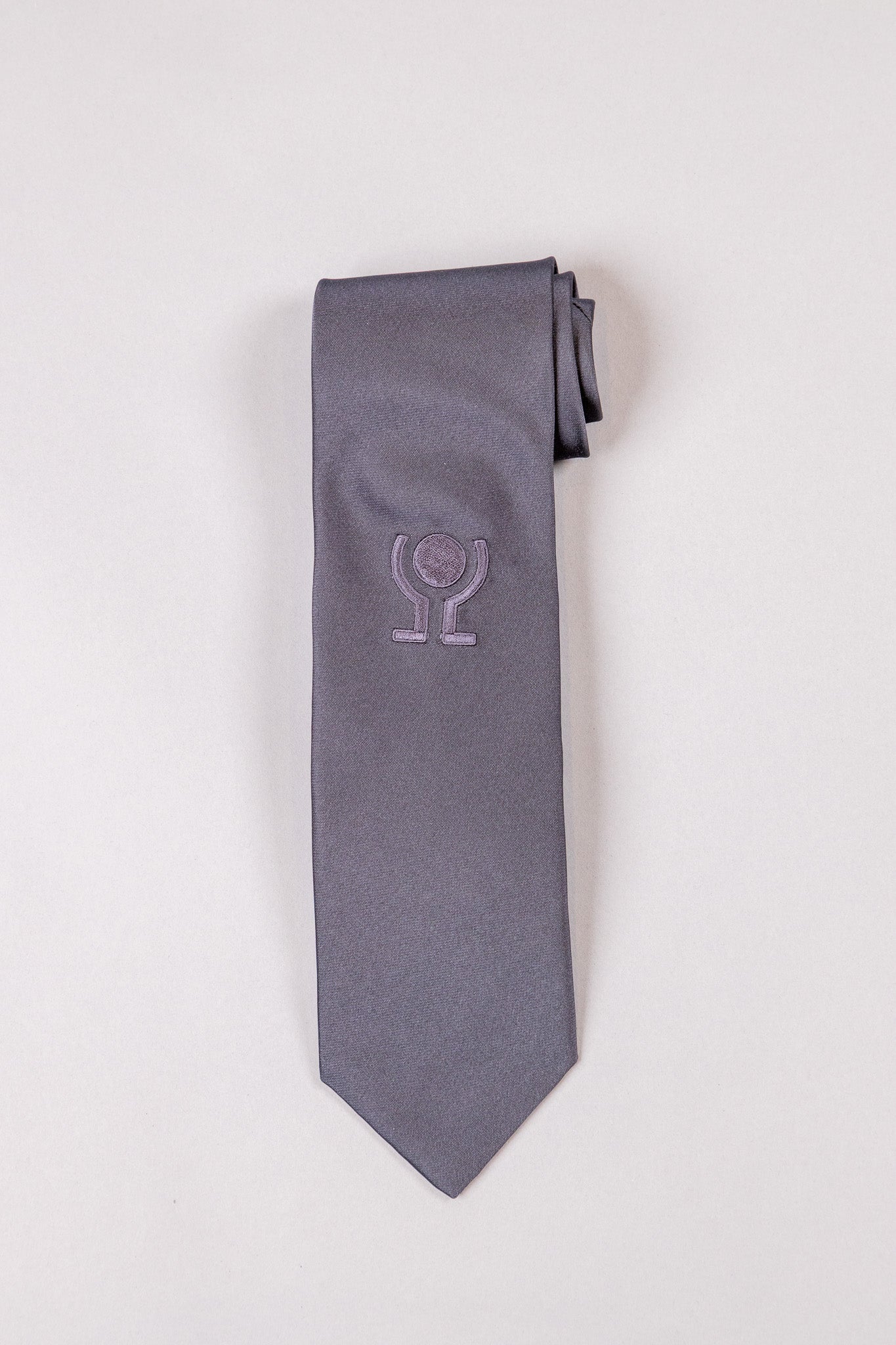 『unnames.』ロゴネクタイ   gray