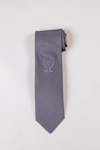 『unnames.』ロゴネクタイ   gray