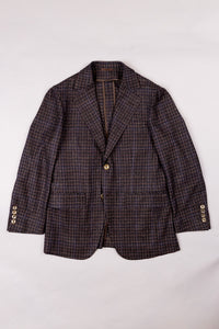 ジャケット　brown black