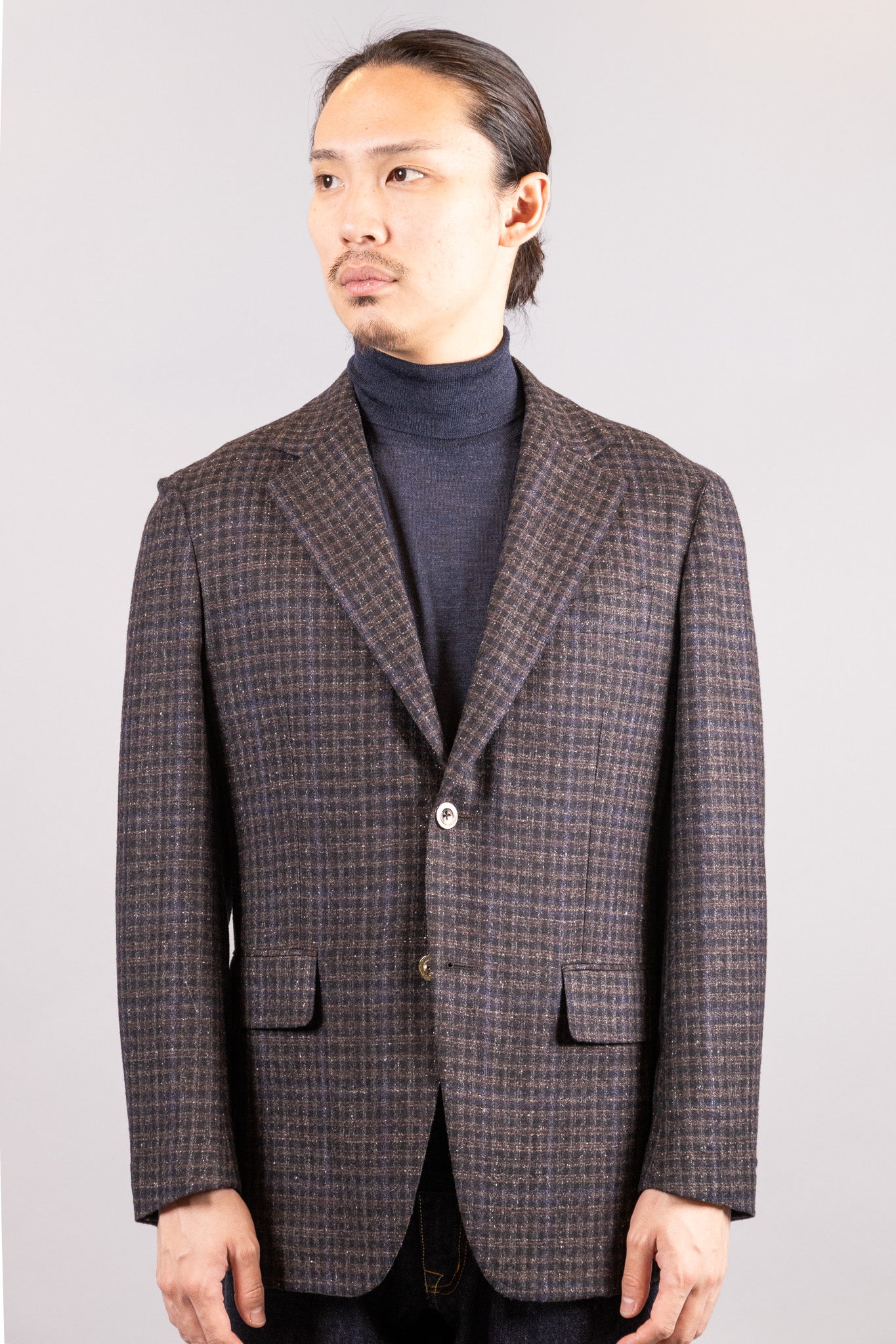 ジャケット　brown black