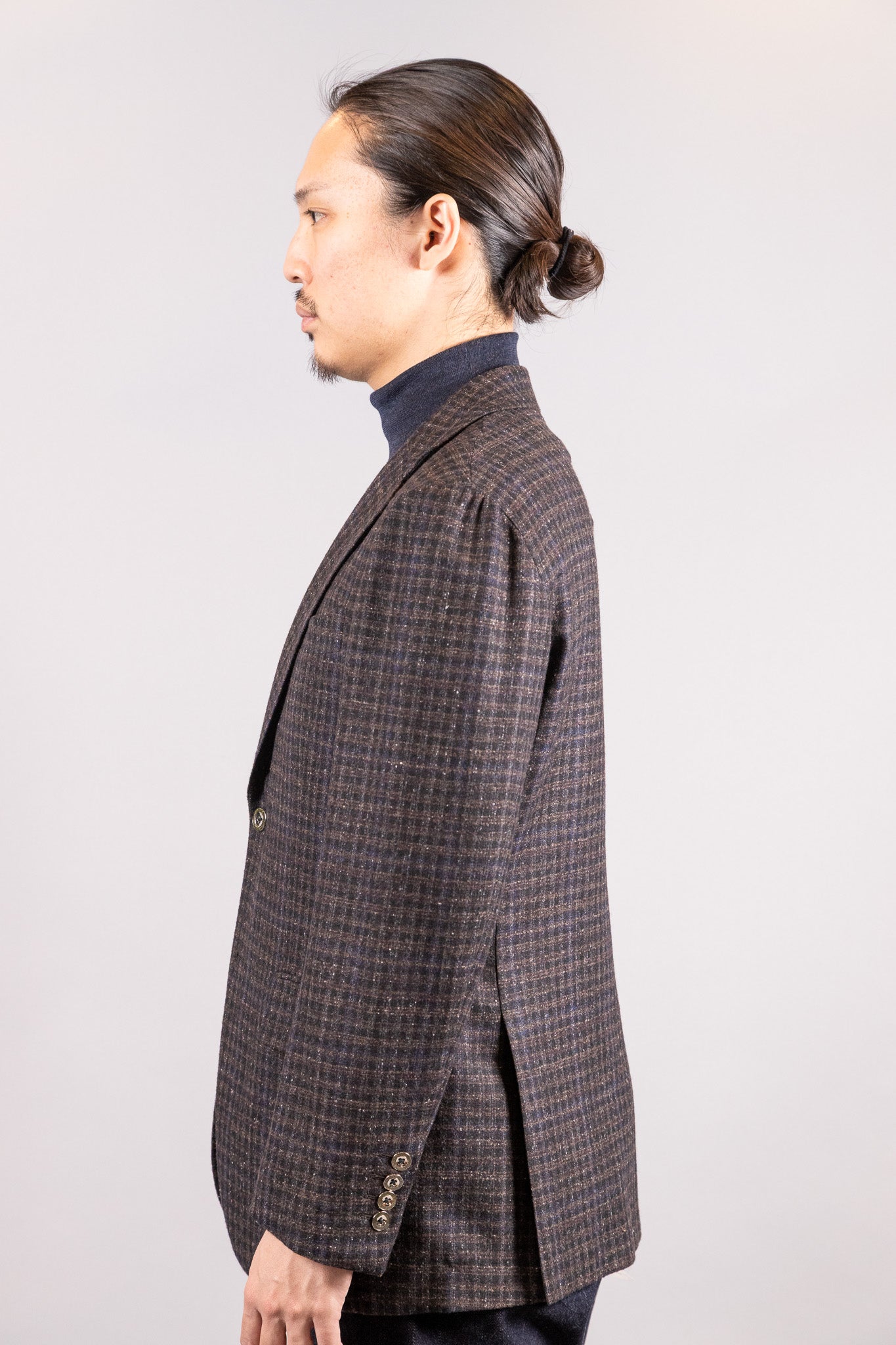 ジャケット　brown black