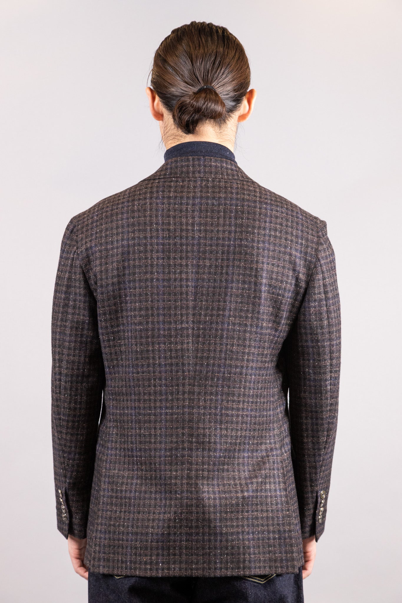 ジャケット　brown black