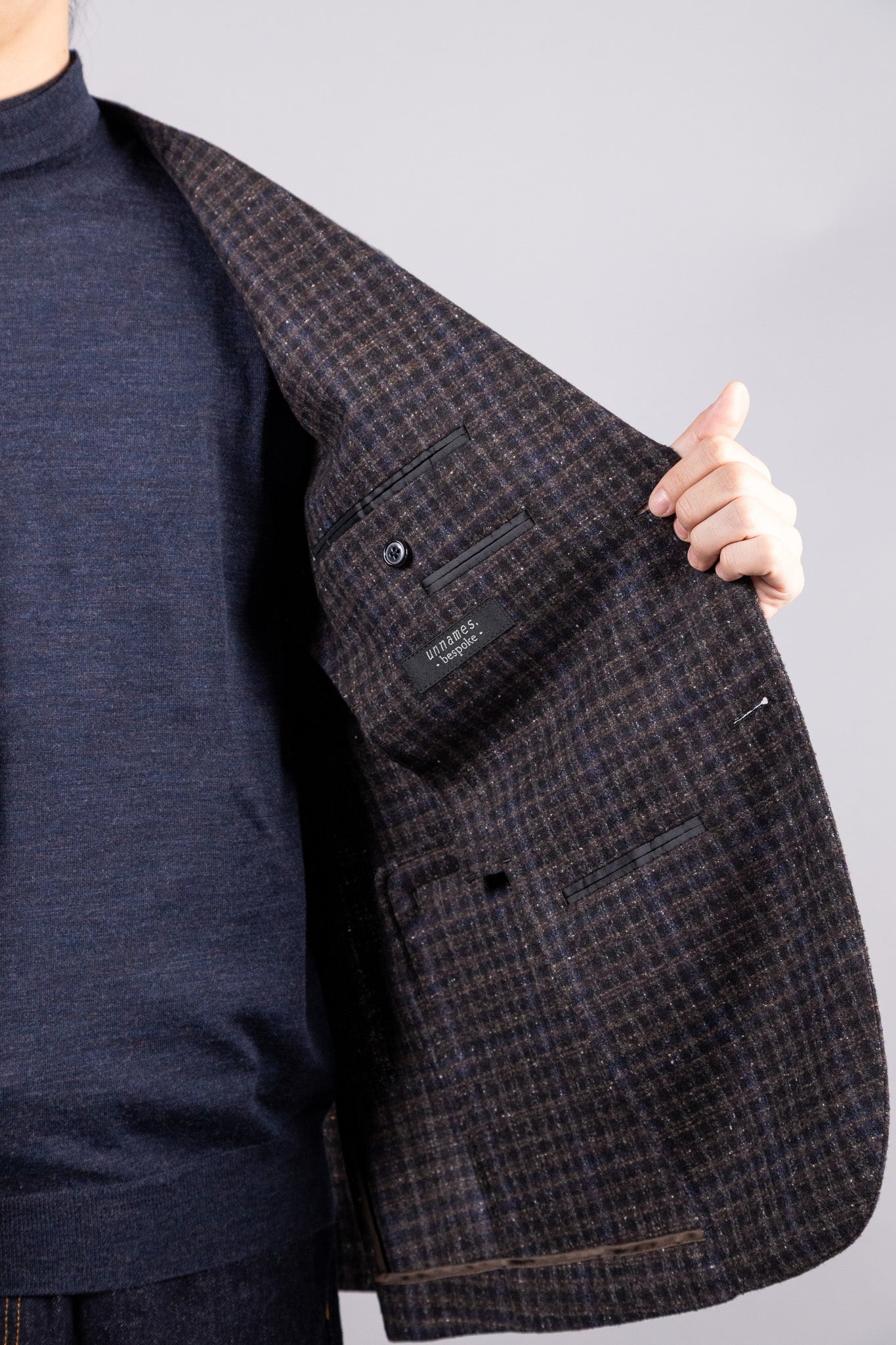 ジャケット　brown black