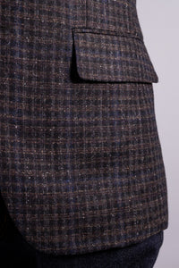 ジャケット　brown black