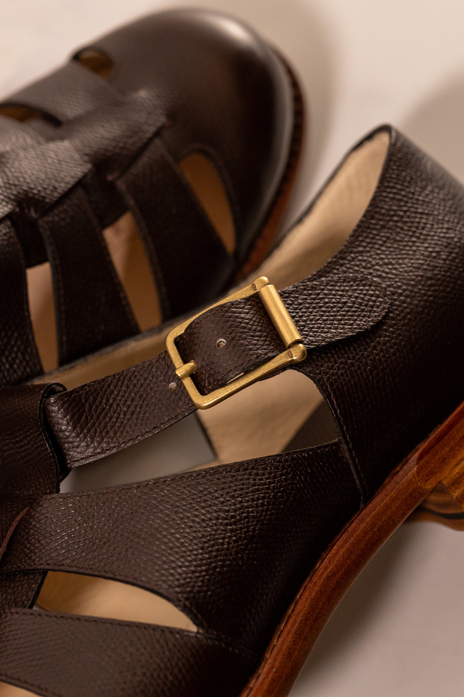 【chausser】 GURKHA SHOES BROWN