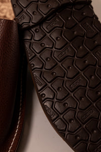 【chausser】BUTTON SANDALS DBROWN