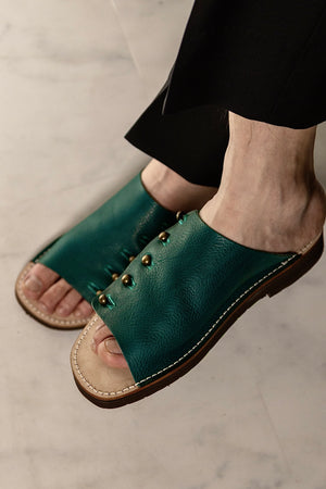 【予約販売】BUTTON SANDALS BLUE