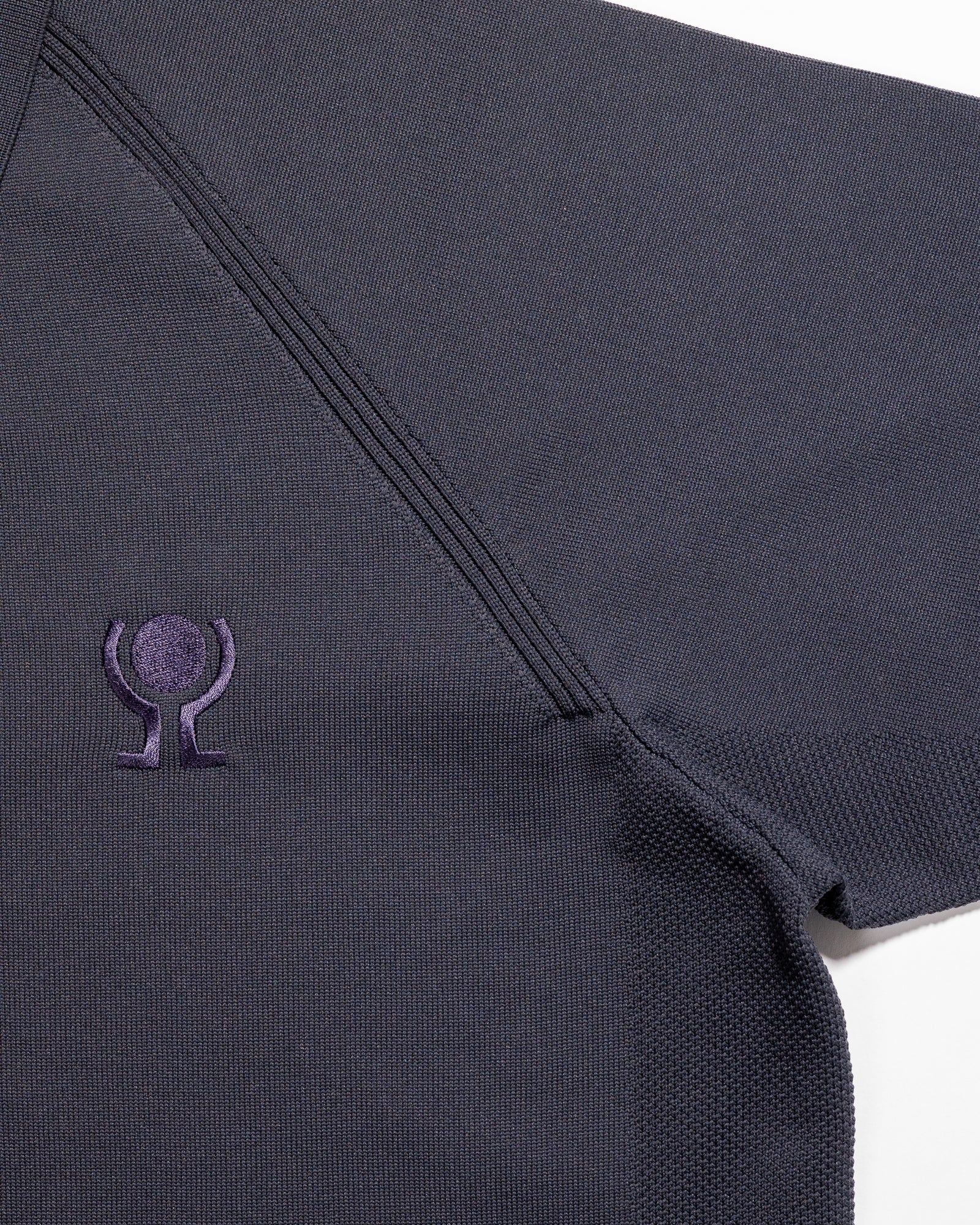 【予約販売】『unnames.golf』ニットポロ gray