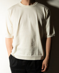【予約販売】『unnames.』シーアイランドコットンTシャツ white