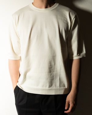 【予約販売】『unnames.』シーアイランドコットンTシャツ white