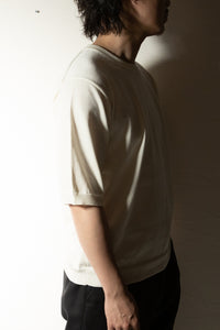 【予約販売】『unnames.』シーアイランドコットンTシャツ white