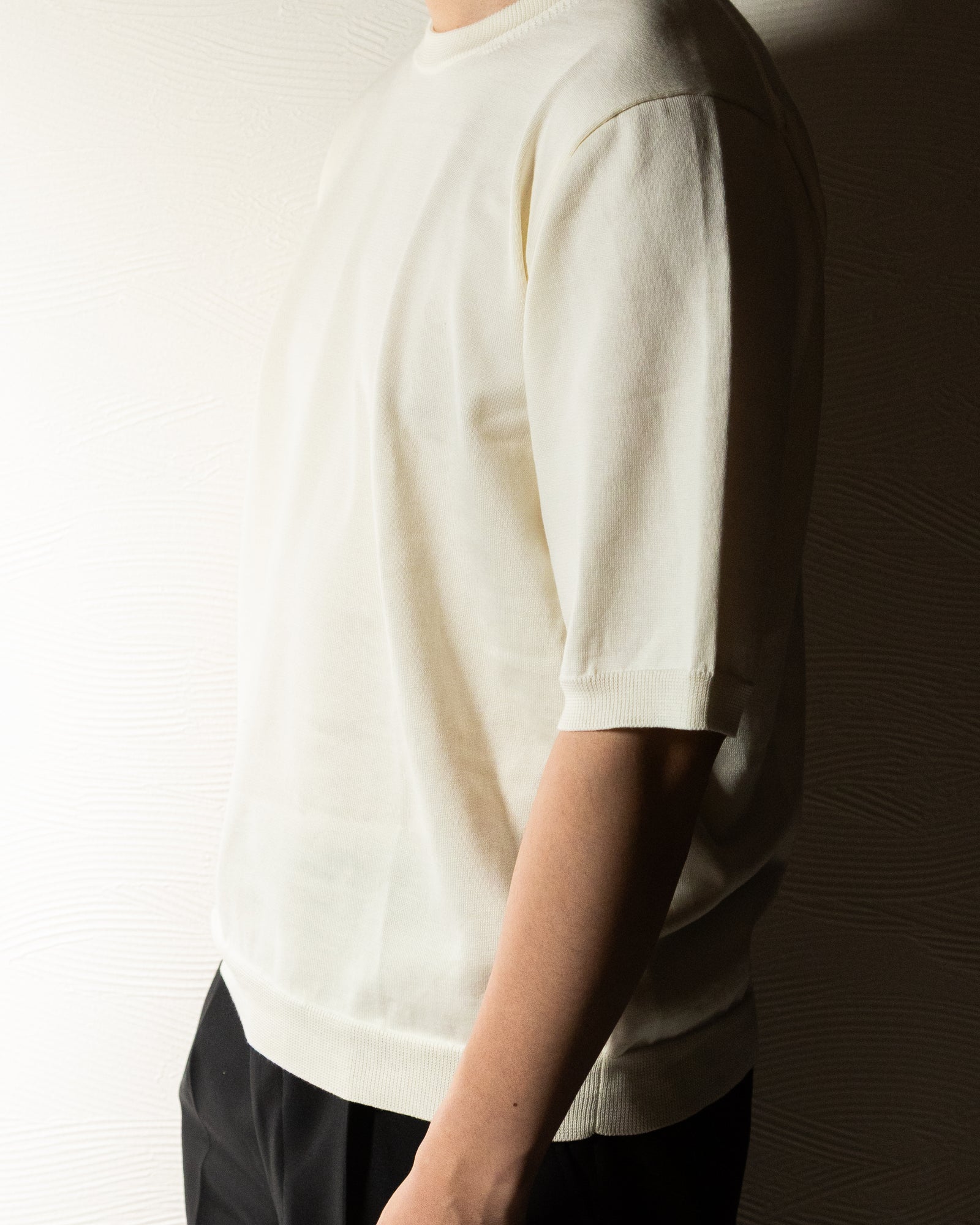 【予約販売】『unnames.』シーアイランドコットンTシャツ white