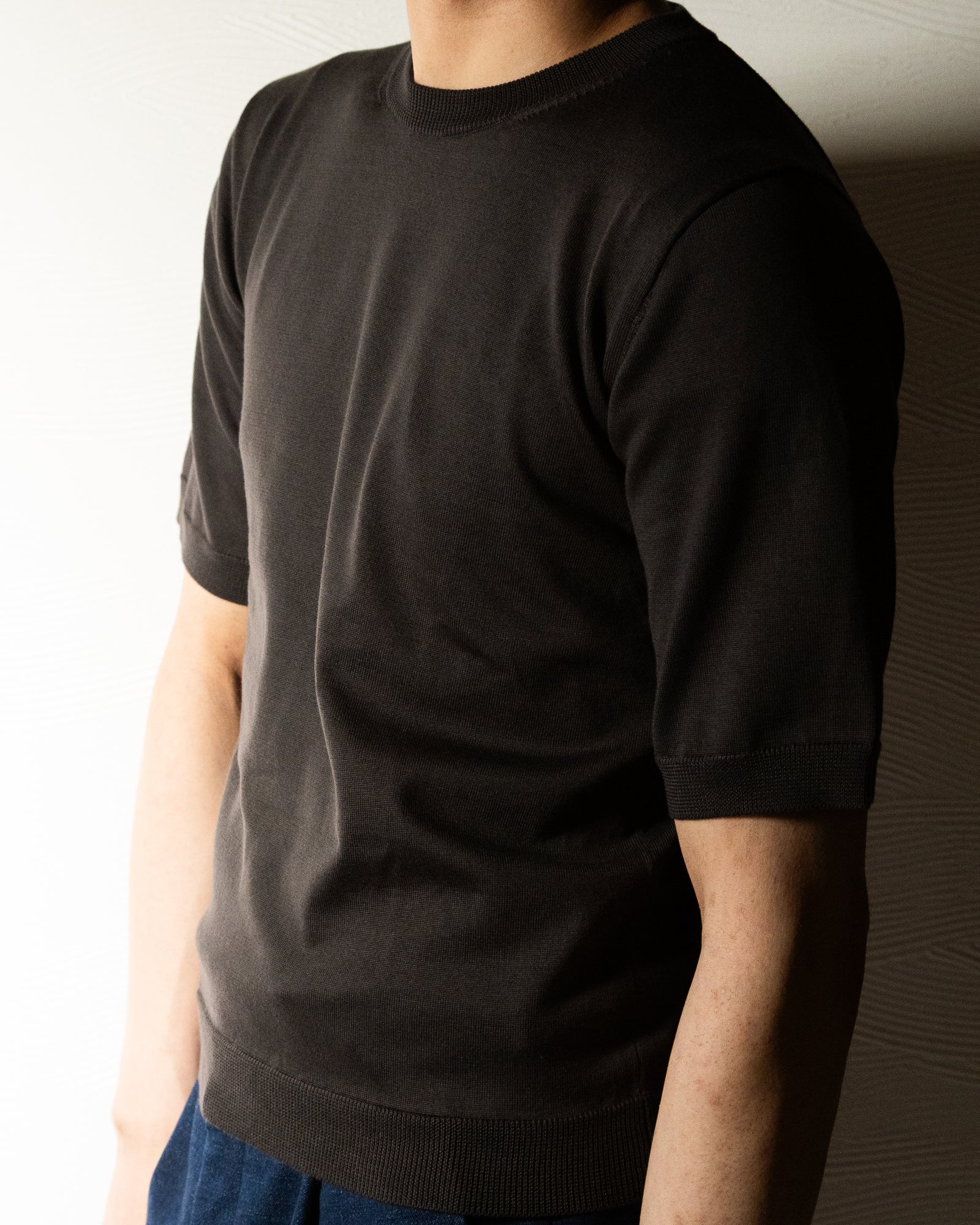 【予約販売】『unnames.』シーアイランドコットンTシャツ gray