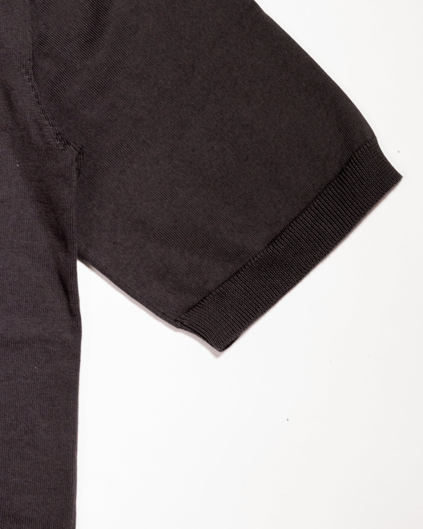 【予約販売】『unnames.』シーアイランドコットン ニットポロ gray