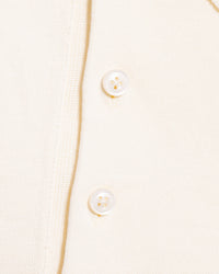 【予約販売】『unnames.』シーアイランドコットン ニットポロ White