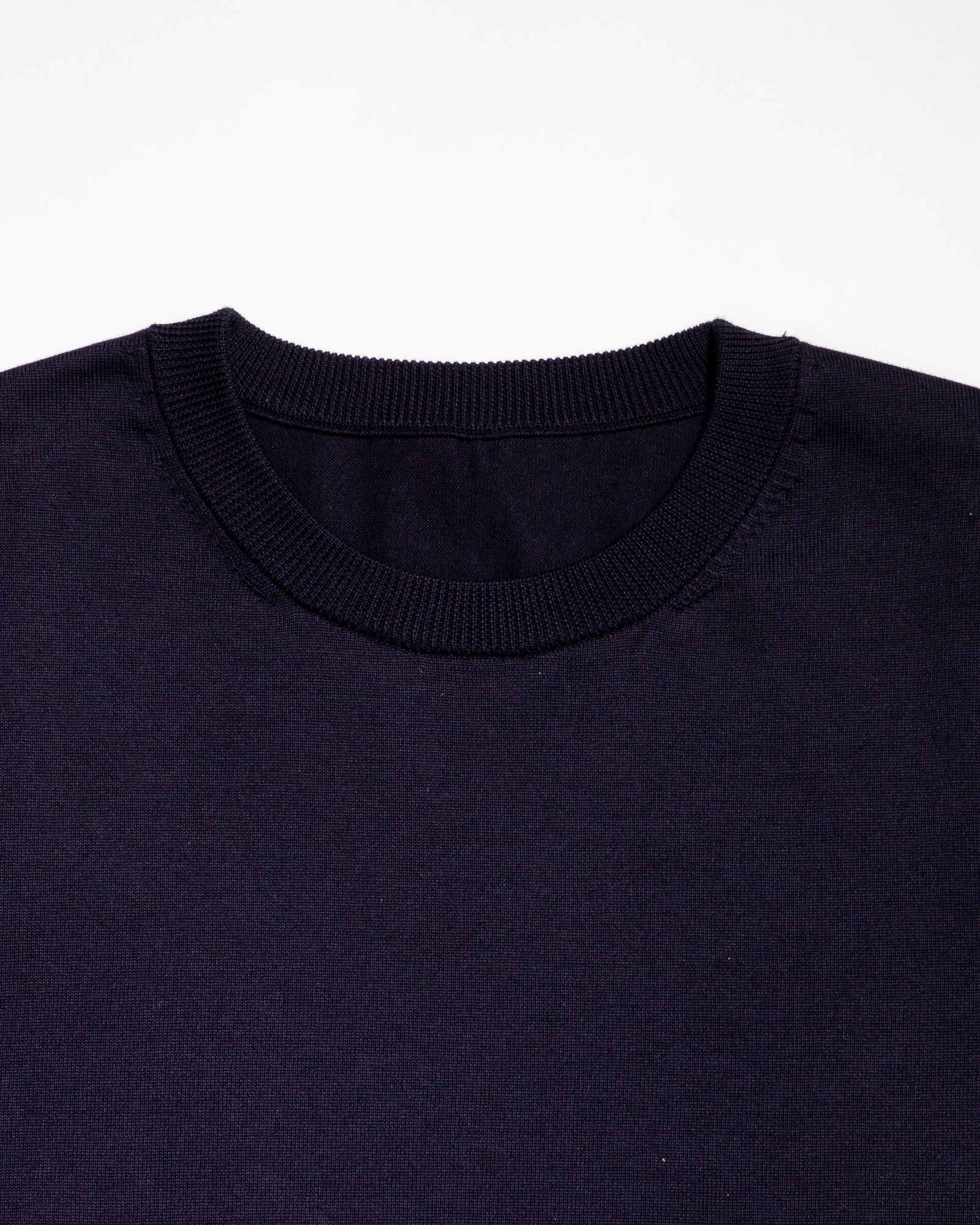 【予約販売】『unnames.』シーアイランドコットンTシャツ navy