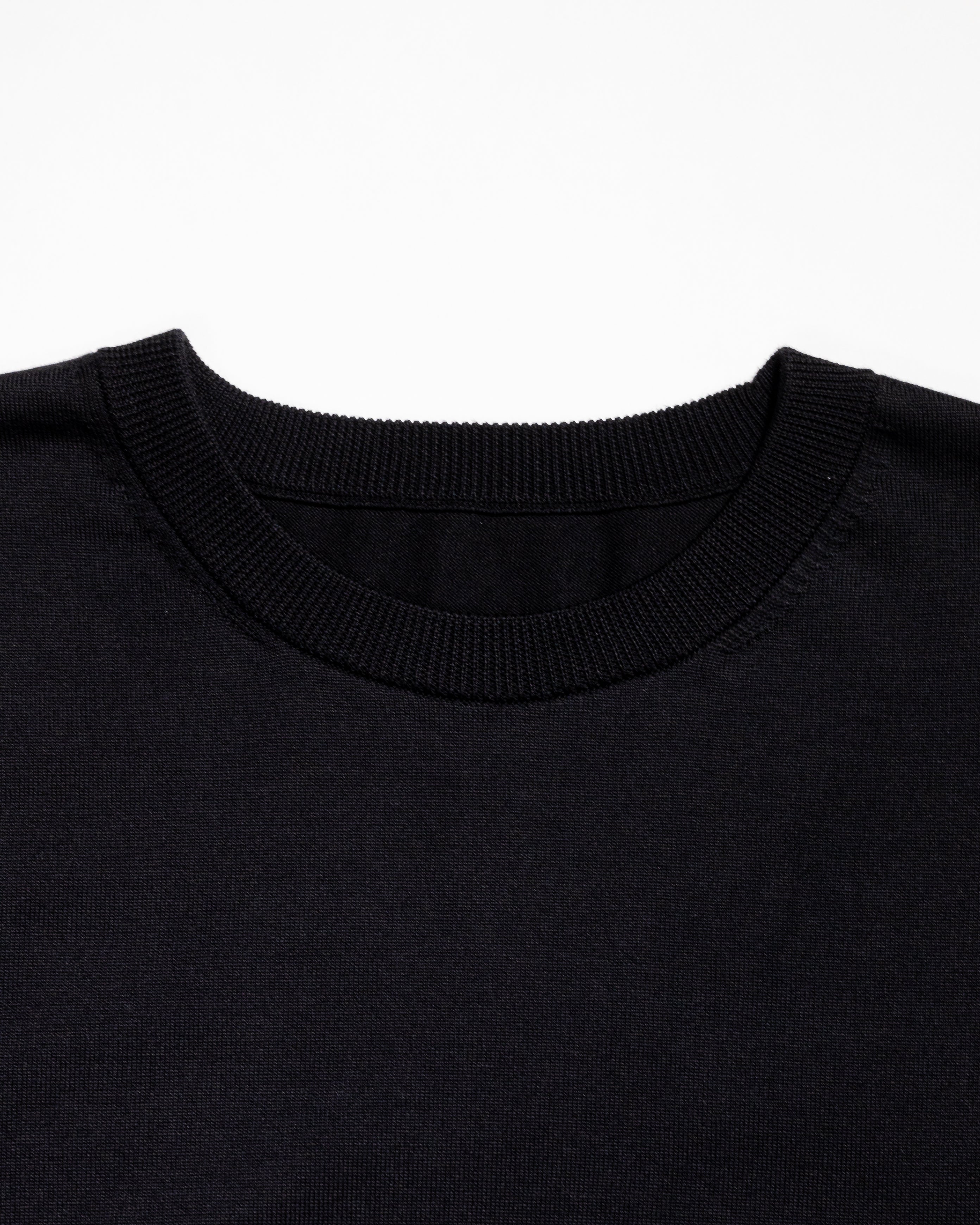 予約販売】『unnames.』シーアイランドコットン Tシャツ Black