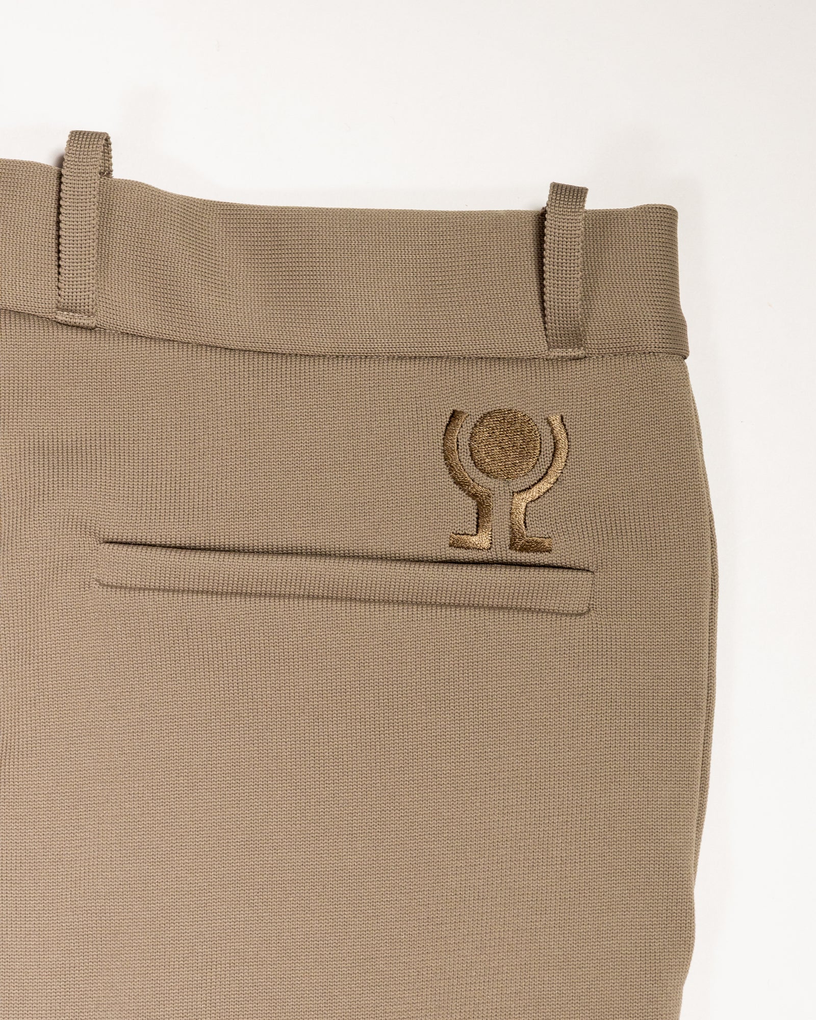 【予約販売】『unnames.golf』ニットロングパンツ beige