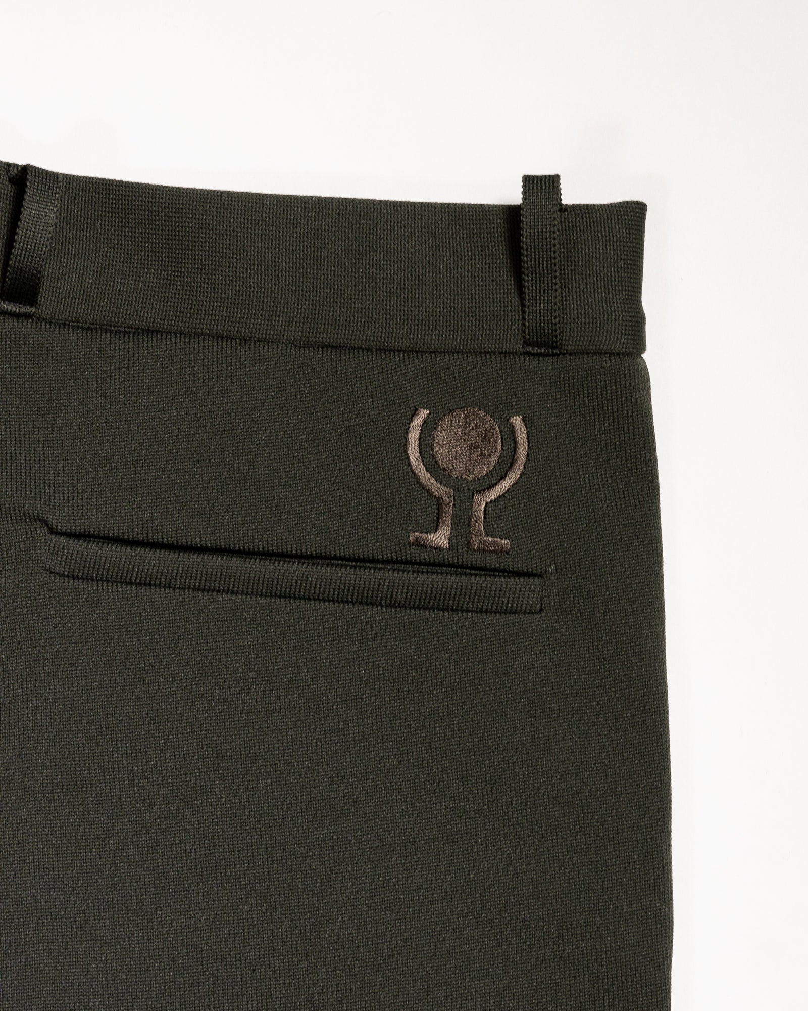 【予約販売】unnames.golf』ニットロングパンツ khaki