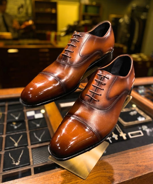 オーダーストレートチップシューズ