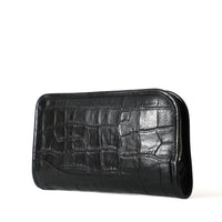 【PELLE MORBIDA】 型押しクラッチバッグ