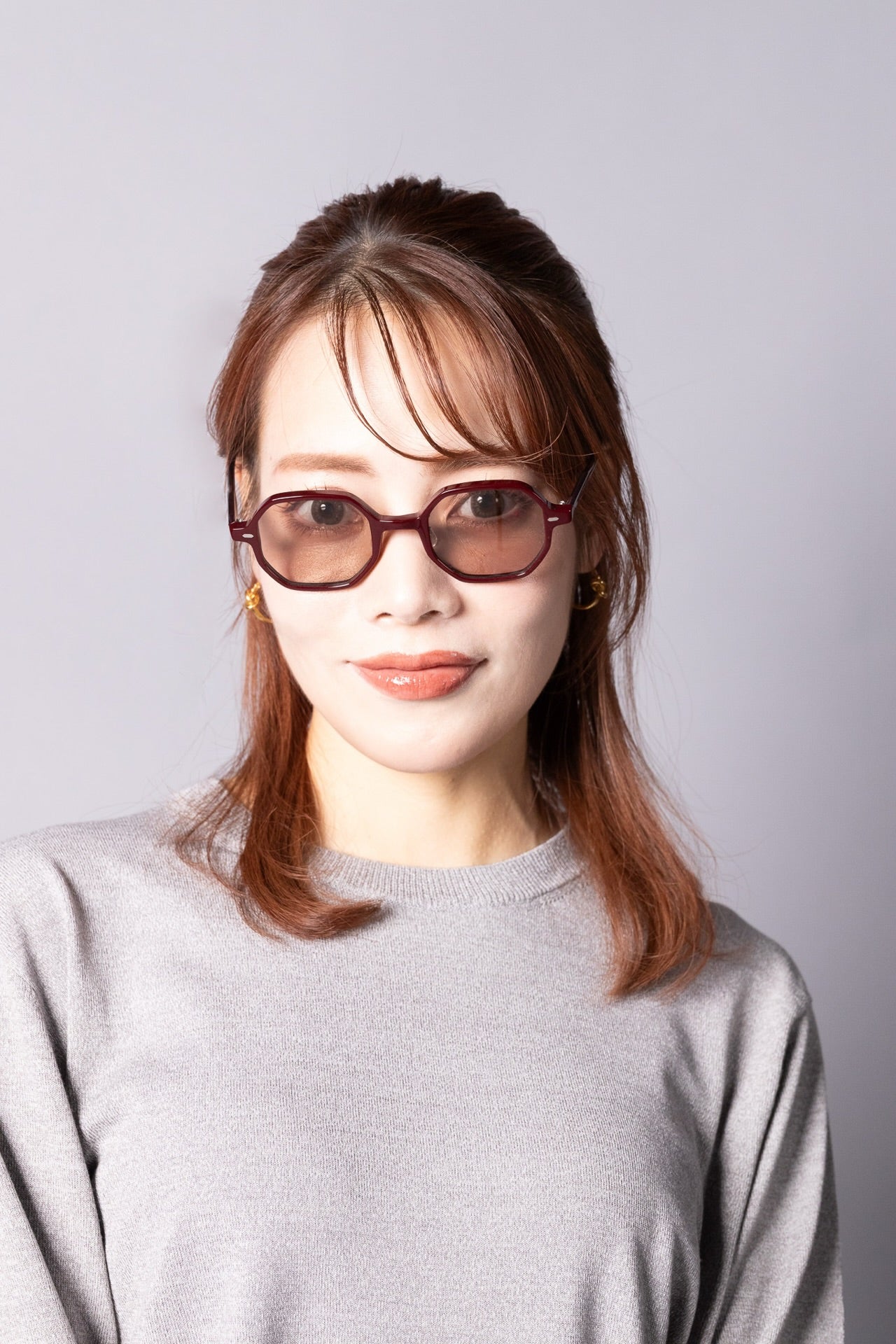 eyewear GC013 solid burgandy