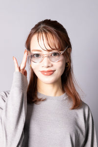 eyewear GC014 clear powder pink