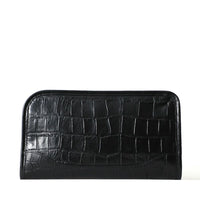 【PELLE MORBIDA】 型押しクラッチバッグ